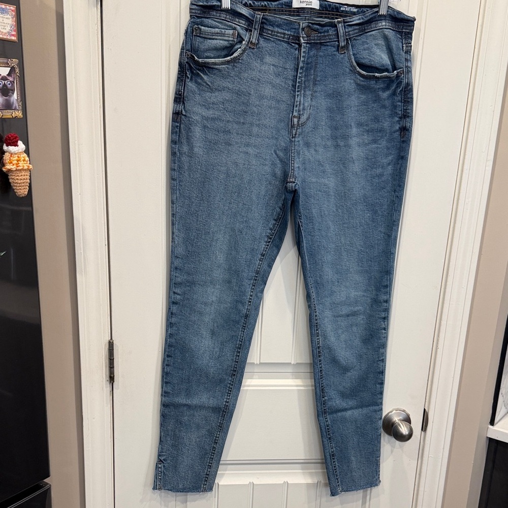 Kensie Light Blue High Rise Skinny Jeans